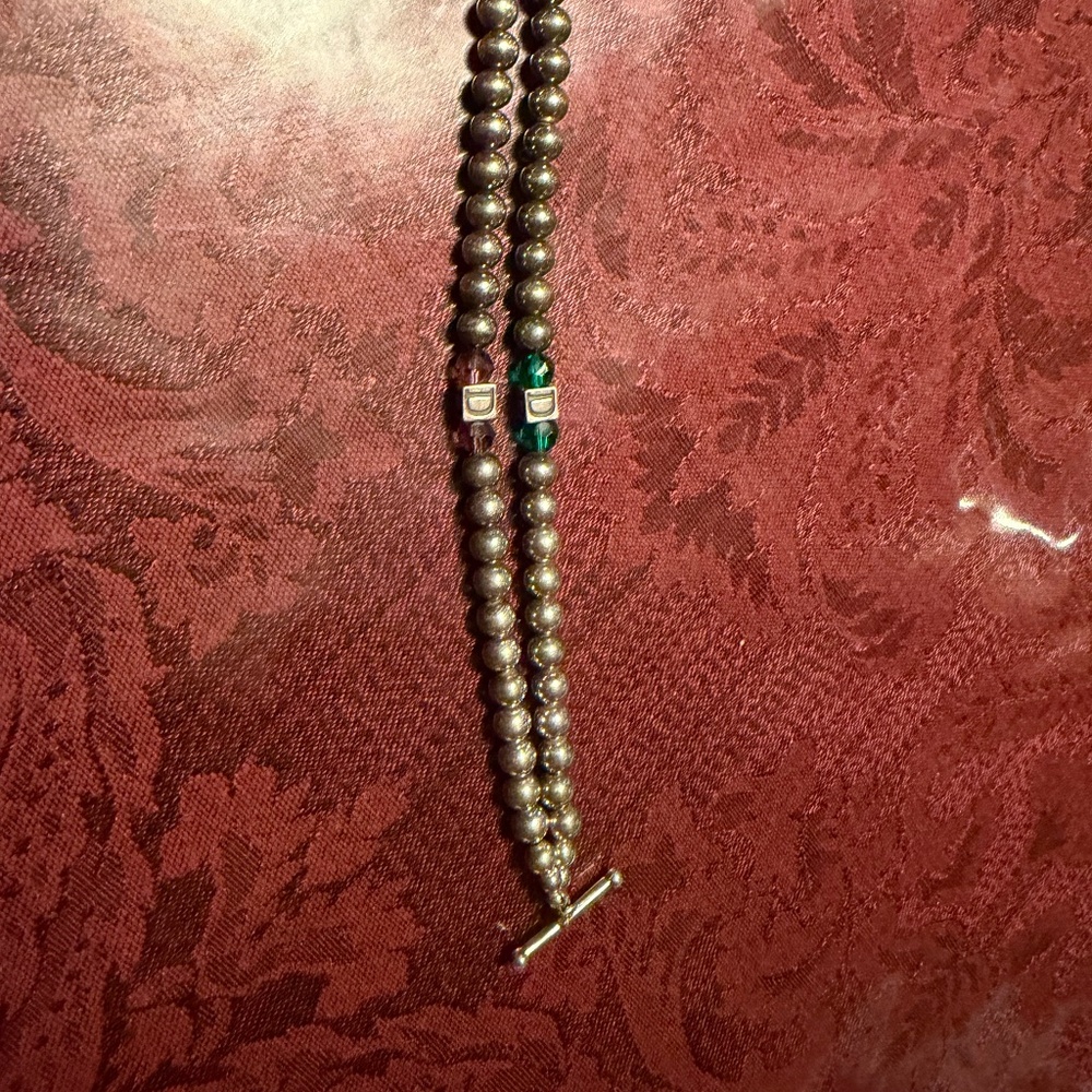 Native American Navajo Sterling Bead Bracelet